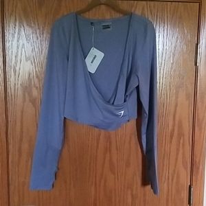 NWT Gymshark Wrap Ballet Crop Top